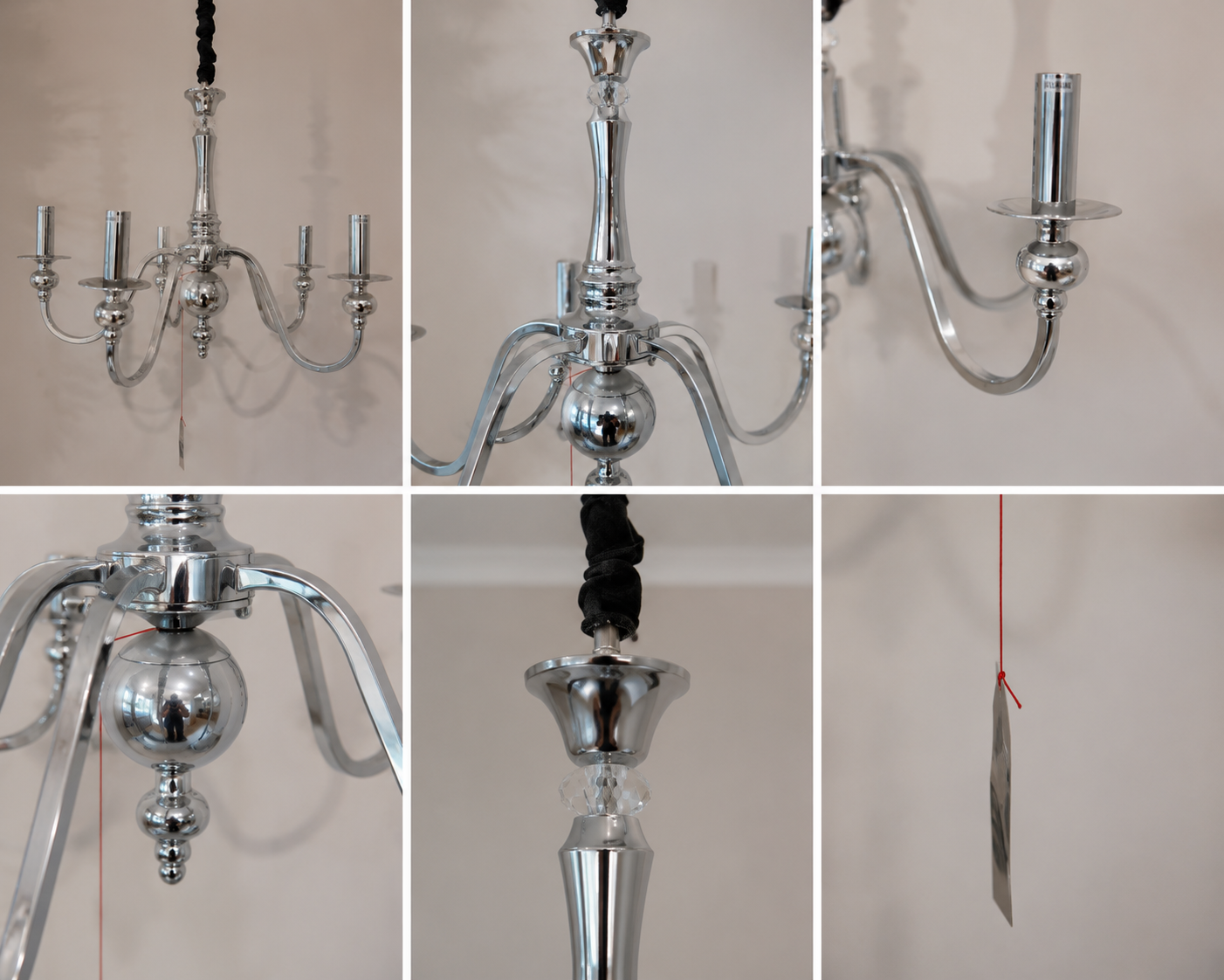 Lustre Élégance Chrome