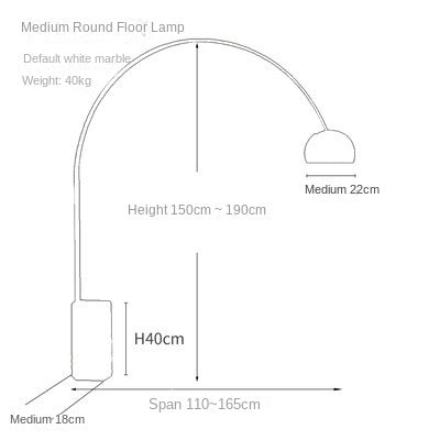 Lampadaire Élégance